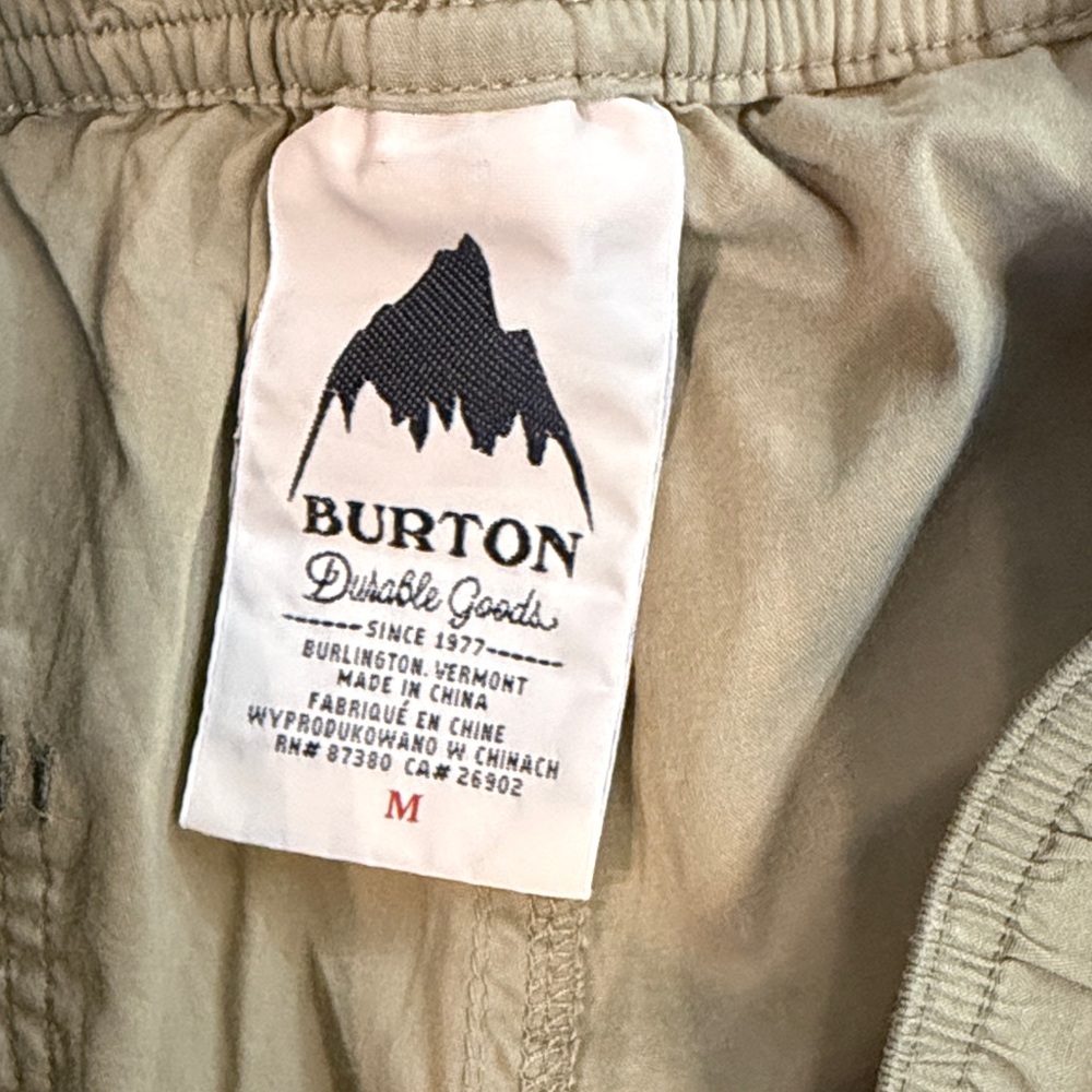 Burton Olive Green Patchwork Pants - image 2